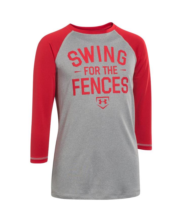 Under Armour Boys' Ua Swing For The Fences  Sleeve T-shirt