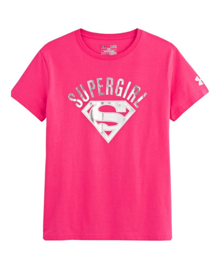 Girls' Under Armour Alter Ego Supergirl Foil T-shirt