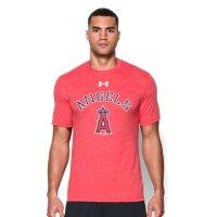 Under Armour Men's Los Angeles Angels Retro Charged Cotton Tri-blend T-shirt