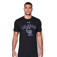 Under Armour Men's Colorado Rockies Retro Charged Cotton Tri-blend T-shirt