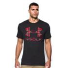 Under Armour Men's Ua Big Logo Golf Plaid T-shirt