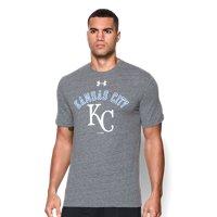 Under Armour Men's Kansas City Royals Retro Charged Cotton Tri-blend T-shirt