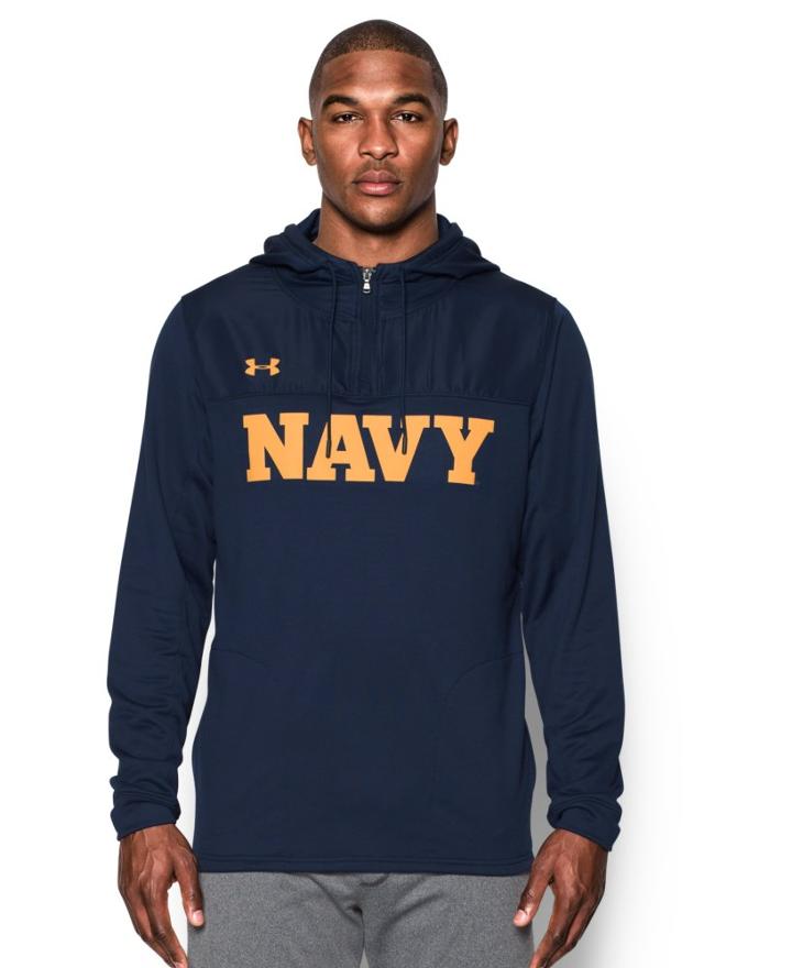 Under Armour Men's Navy Ua Terry Hooded  Zip