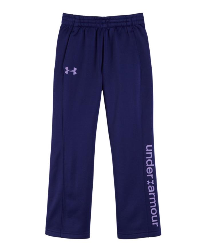 Under Armour Girls' Pre-school Ua Logo Fleece Pant