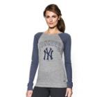 Under Armour Women's New York Yankees Ua Tri-blend Long Sleeve
