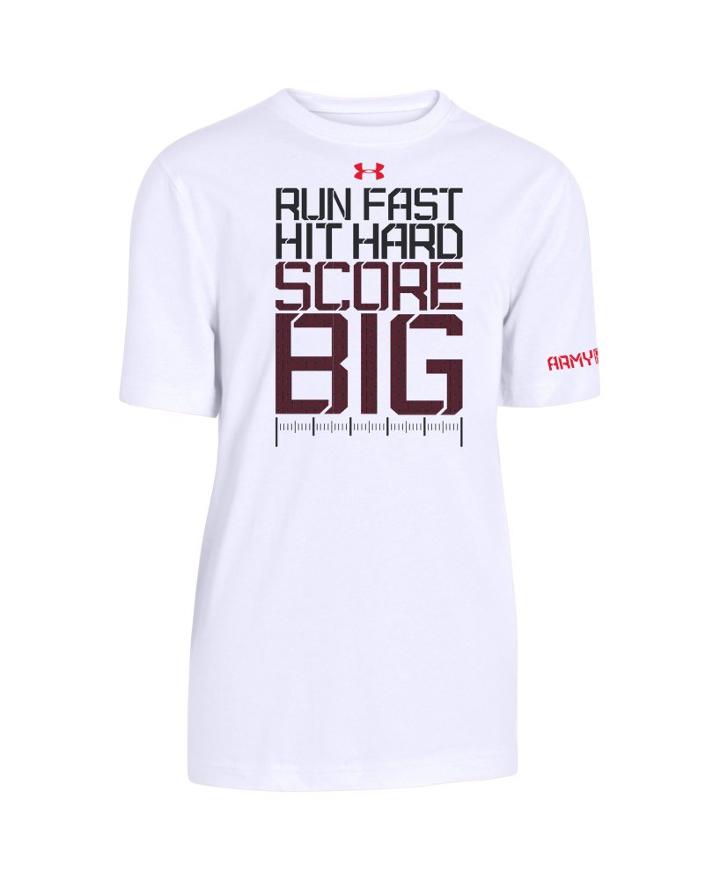 Under Armour Boys' Ua Football Run Hit Score T-shirt
