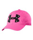 Under Armour Girls' Ua Big Logo Adjustable Hat