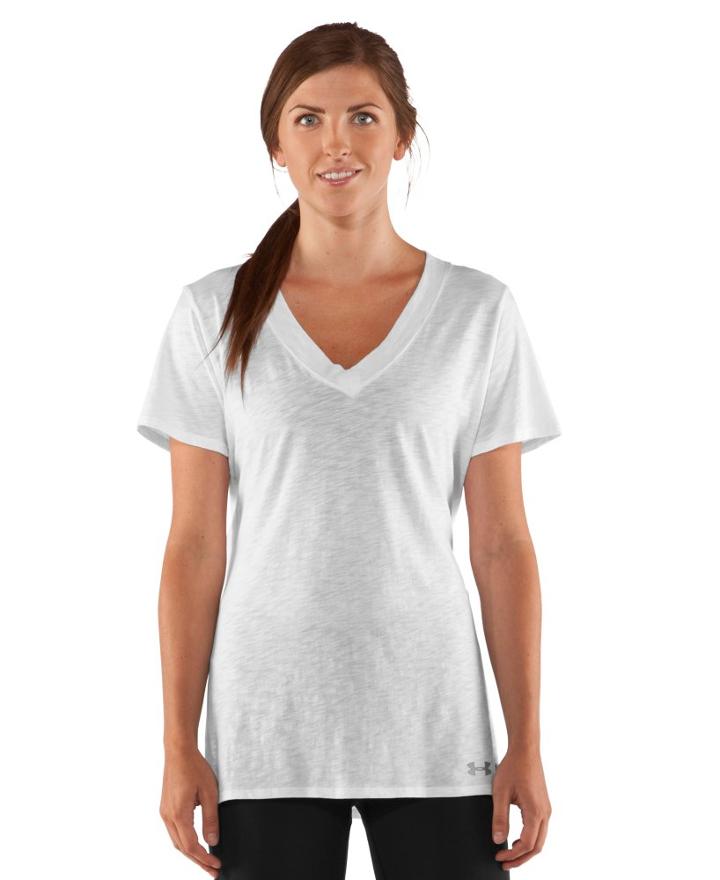 Under Armour Women's Charged Cotton Slub T-shirt