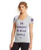 Under Armour Women's Ua Sundays Wear Purple T-shirt