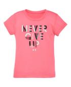 Under Armour Girls' Pre-school Ua Never Give Up T-shirt