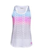 Under Armour Girls' Ua Stacked Charged Cotton Tri-blend Tank