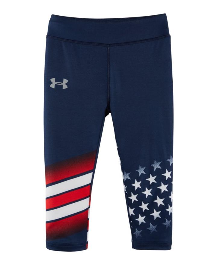 Under Armour Girls' Pre-school Ua Usa Capris