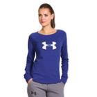 Under Armour Women's Ua Pretty Gritty Big Logo Crew
