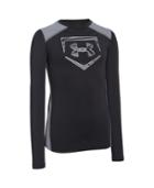 Under Armour Boys' Ua Undeniable Long Sleeve Fitted