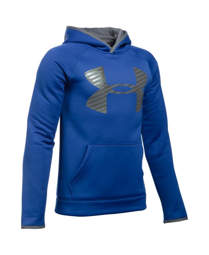Under Armour Boys' Ua Storm Armour Fleece Highlight Big Logo Hoodie