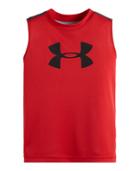 Under Armour Boys' Pre-school Big Logo Wavy Camo Tank