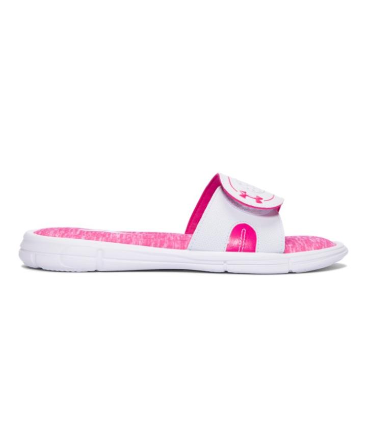 Under Armour Women's Ua Ignite Power In Pink Viii Slides