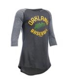 Under Armour Girls' Oakland Athletics Ua Tri-blend  Sleeve