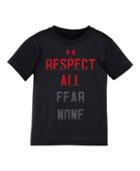 Under Armour Boys' Pre-school Ua Respect All Fear None Short Sleeve T-shirt