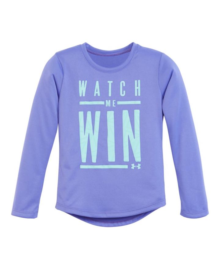 Under Armour Girls' Pre-school Ua Watch Me Win Long Sleeve