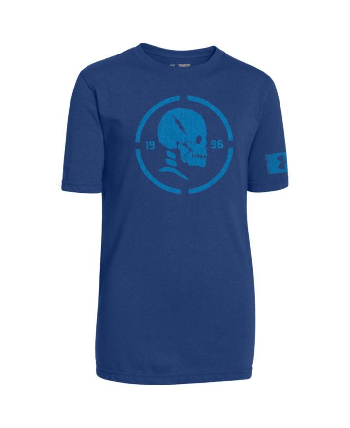 Under Armour Boys' Ua Combine Training Skull T-shirt