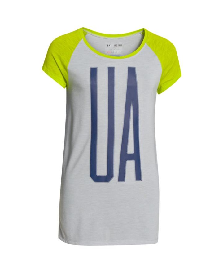 Under Armour Girls' Ua Big Logo Branded Raglan