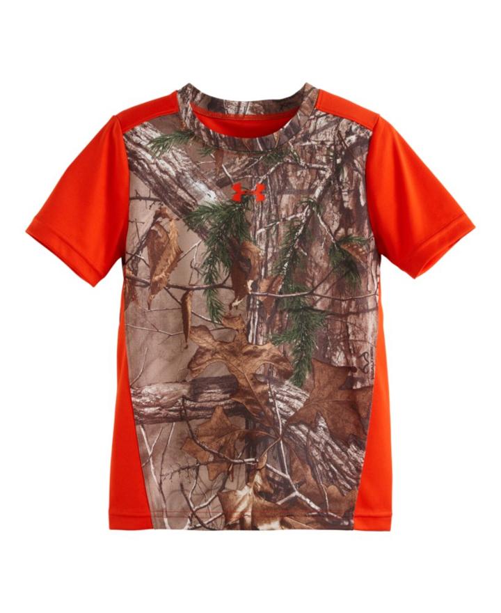 Under Armour Boys' Pre-school Ua Real Tree Stealth T-shirt