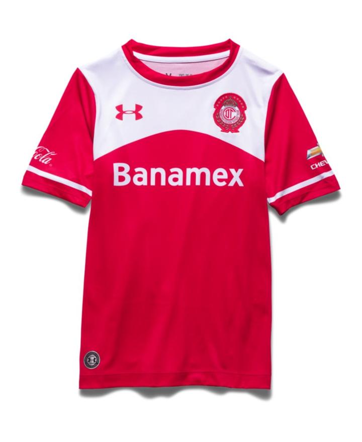 Under Armour Boys' Toluca 15/16 Home Replica Jersey