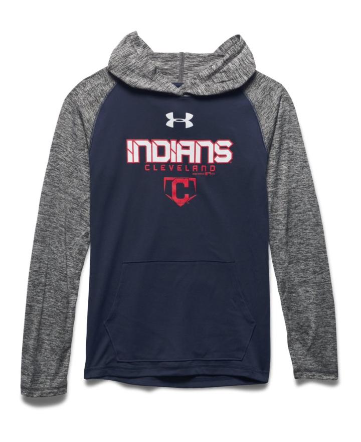 Under Armour Boys' Cleveland Indians Ua Tech Hoodie