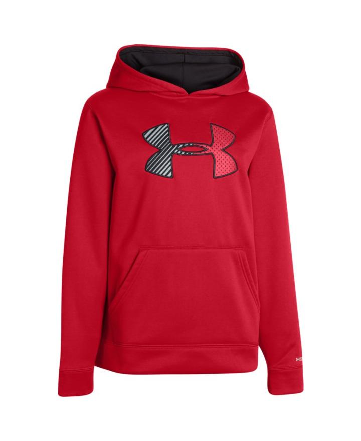 Under Armour Boys' Armour Fleece Storm Big Logo Hoodie