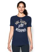 Under Armour Women's Navy Charged Cotton Short Sleeve T-shirt