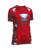 Boys' Under Armour Alter Ego Iron Man Suit Short Sleeve