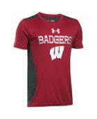 Under Armour Boys' Wisconsin Ua Tech Cb T-shirt