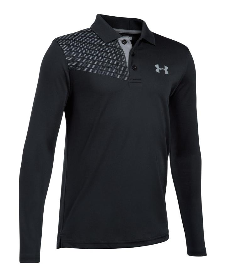 Under Armour Boys' Ua Graphic Long Sleeve Polo