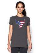 Under Armour Women's Freedom Rock The Troops Bull T-shirt
