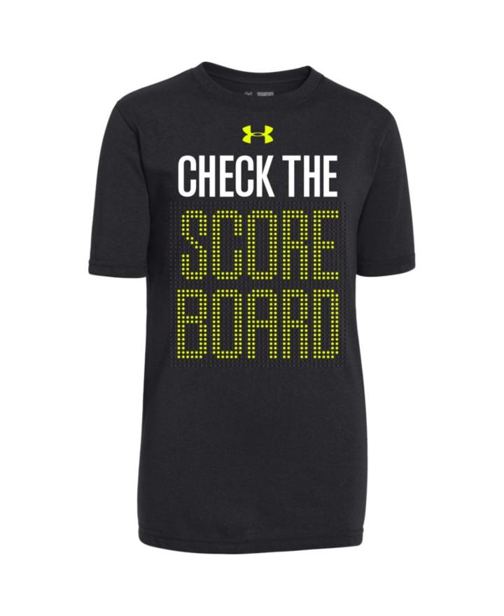 Under Armour Boys' Ua Check The Scoreboard T-shirt