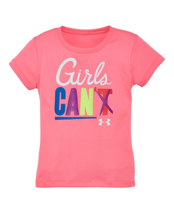 Under Armour Girls' Toddler Ua Girls Can T-shirt