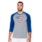 Under Armour Men's Ua Baseball Usa  Sleeve T-shirt