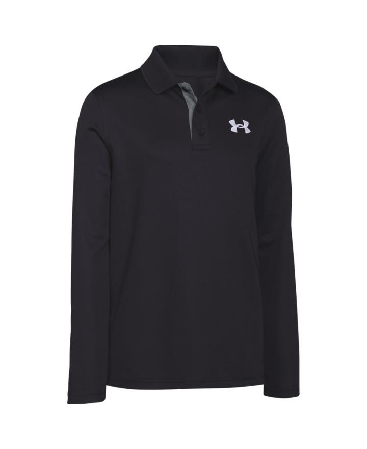Under Armour Boys' Ua Match Play Long Sleeve Polo