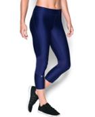 Under Armour Women's Heatgear Armour Print Inset Crop
