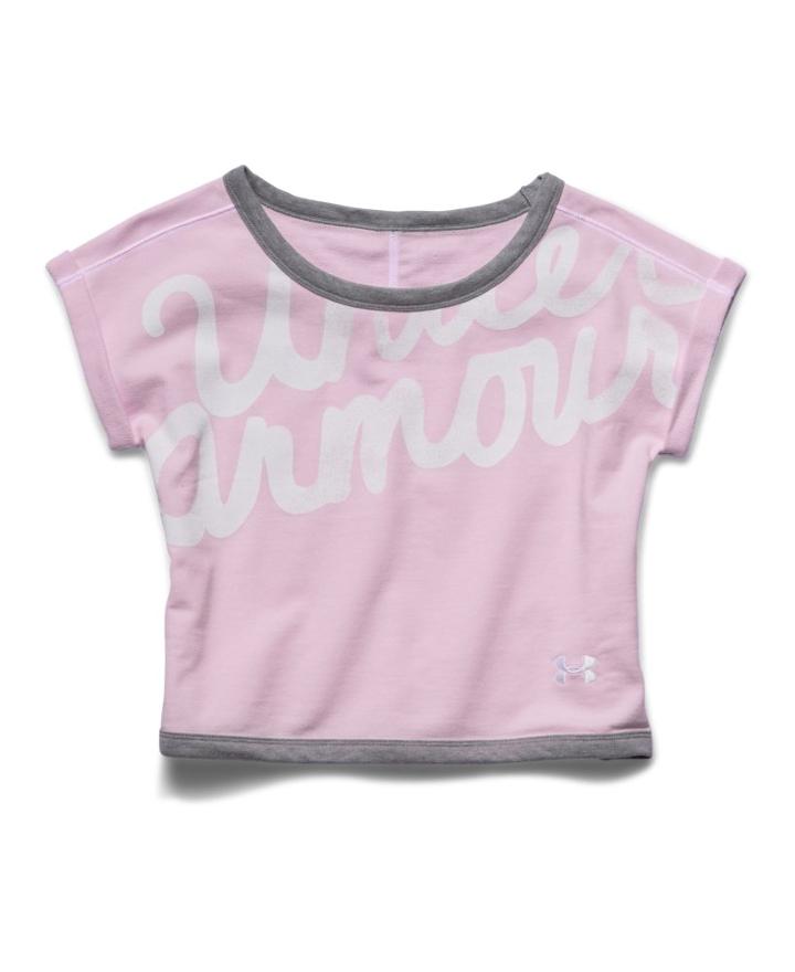 Under Armour Girls' Ua Cozy Crew Short Sleeve