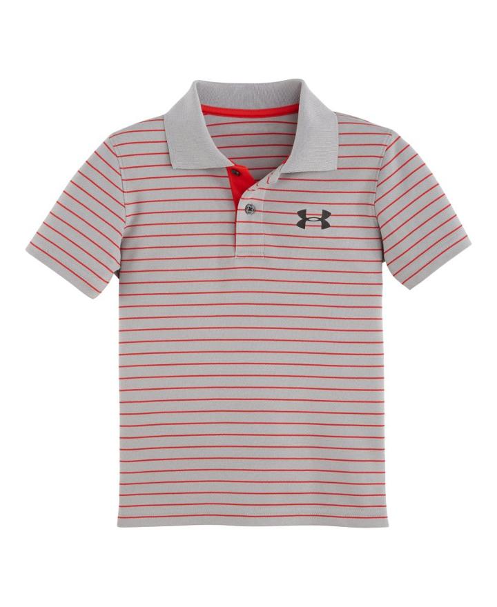 Under Armour Boys' Pre-school Ua Heathered Yarn Dye Polo