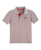 Under Armour Boys' Pre-school Ua Heathered Yarn Dye Polo