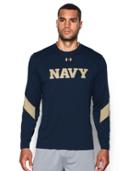 Under Armour Men's Navy Ua Microthread Long Sleeve T-shirt