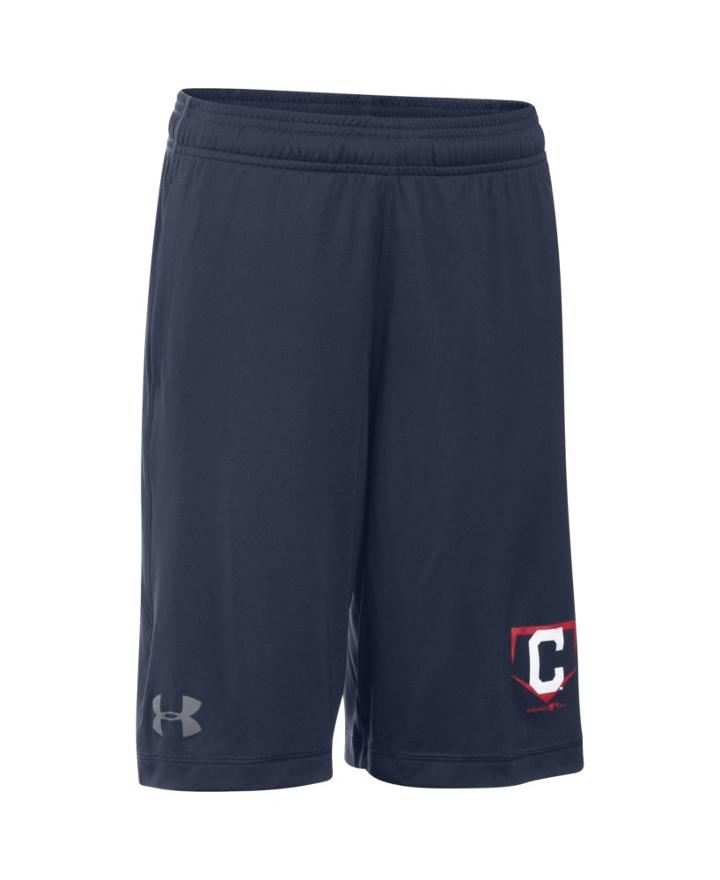 Under Armour Boys' Cleveland Indians Ua Raid Shorts