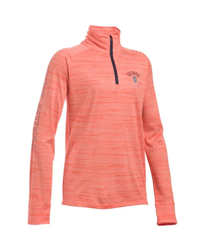 Under Armour Girls' Detroit Tigers Ua Tech  Zip