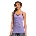 Under Armour Women's Charged Cotton Word Mark Tri-blend Tank