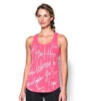 Under Armour Women's Ua Power In Pink Allover Print Tank