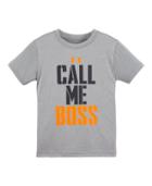 Under Armour Boys' Toddler Ua Call Me Boss Short Sleeve T-shirt