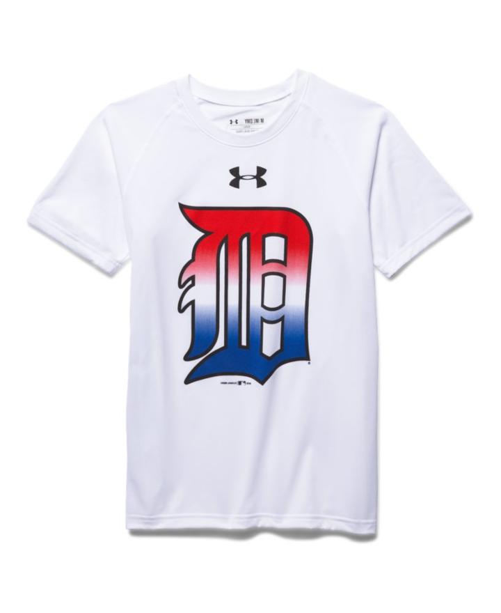 Under Armour Boys' Detroit Tigers Ua Tech T-shirt